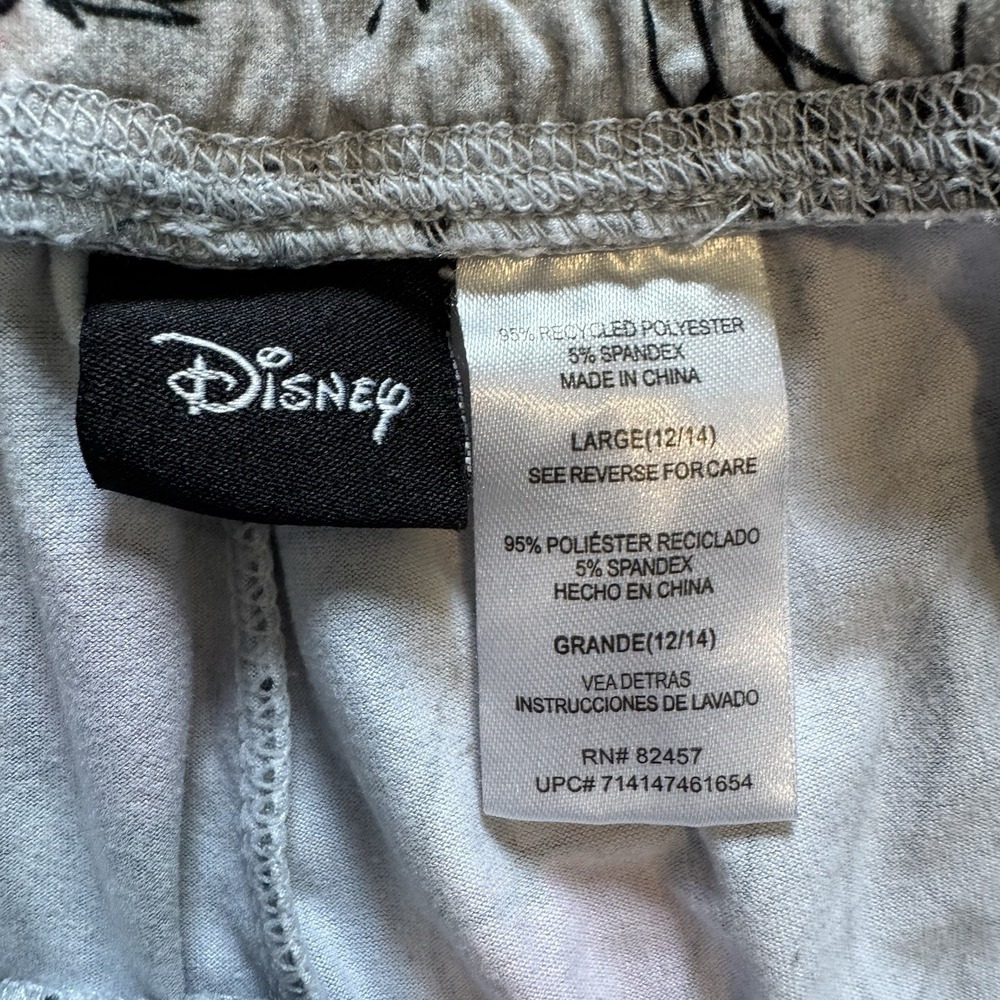 DISNEY Gray Print Eeyore Sleep Pants Pink~ SIZE L (12/14) ~ Super Soft & Snuggly - Picture 6 of 7